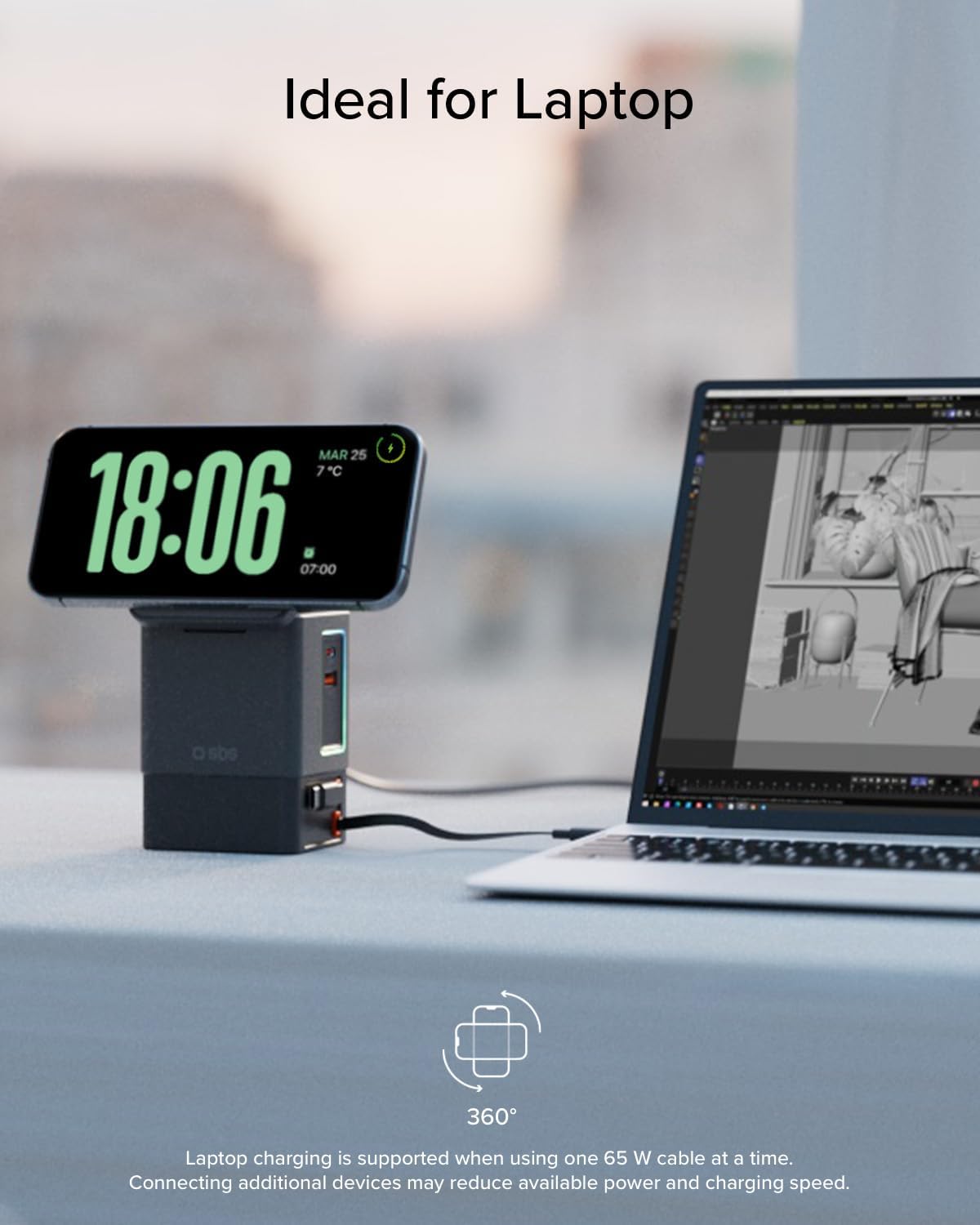 Thumbnail 6 de SBS Power Dock 6in1 USB‑C 100W MagSafe Ladegerät