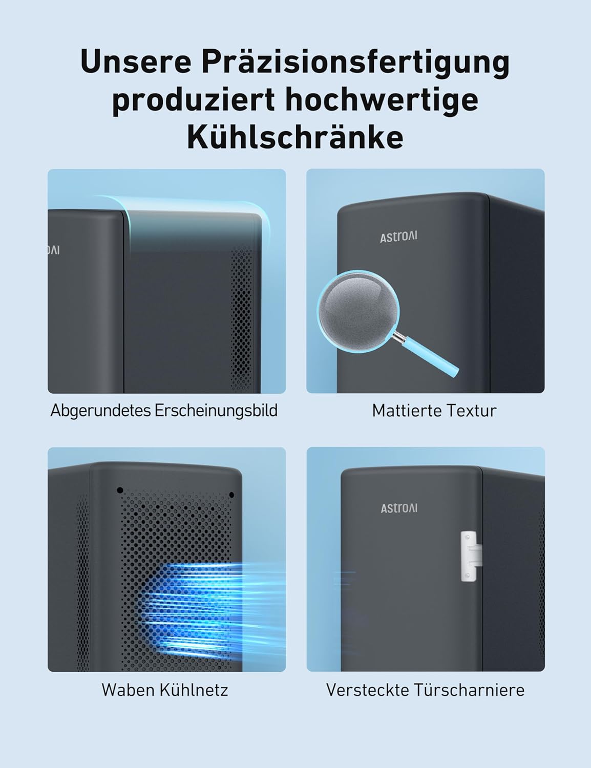 Thumbnail 5 de AstroAI Mini Kühlschrank 6 Liter mit 2 in 1