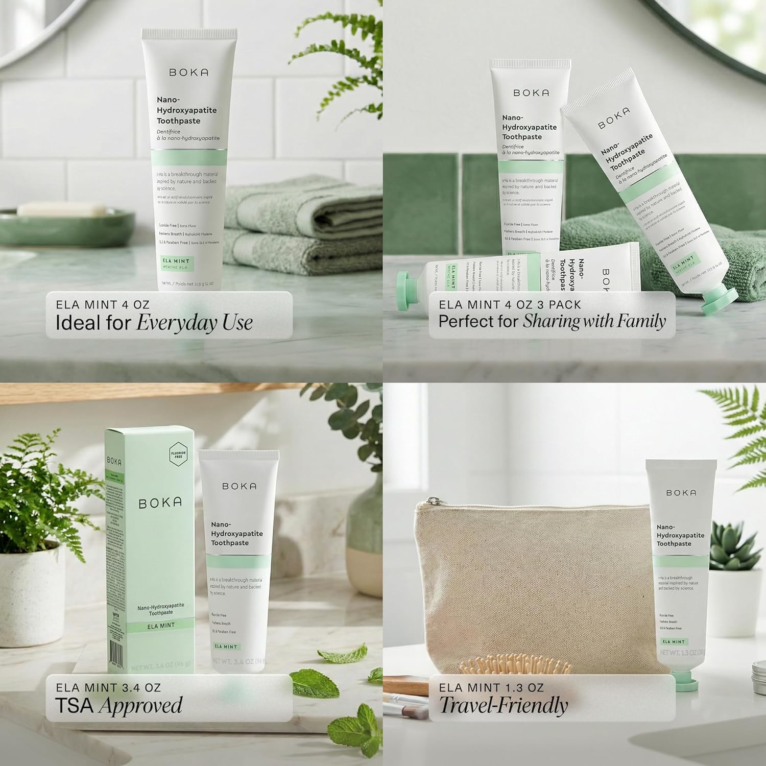 Thumbnail 4 de Boka Ela Mint NHA Toothpaste 4 oz