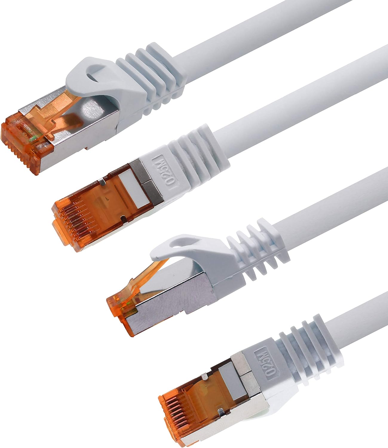 Thumbnail 2 de 1aTTack.de 0,25 m Cat.7 Netzwerkkabel (S/FTP, LSZH, 5er-Set in 5 Farben) – 5× RJ45 Patchkabel