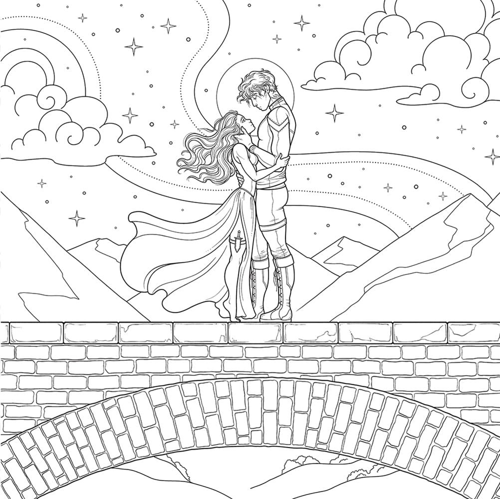 Detalle de Fourth Wing: The Official Coloring & Sticker Book with Tear-Away Pages