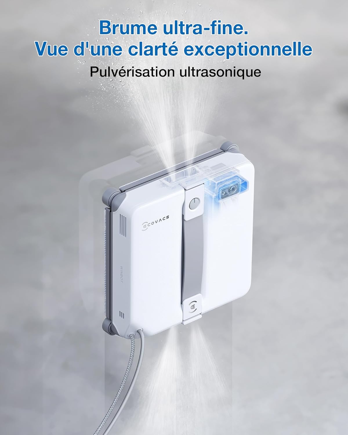 Thumbnail 4 de ECOVACS WINBOT Mini 2 — Robot Nettoyeur de Vitres ultra-mince, navigation intelligente et sprays ultrasoniques