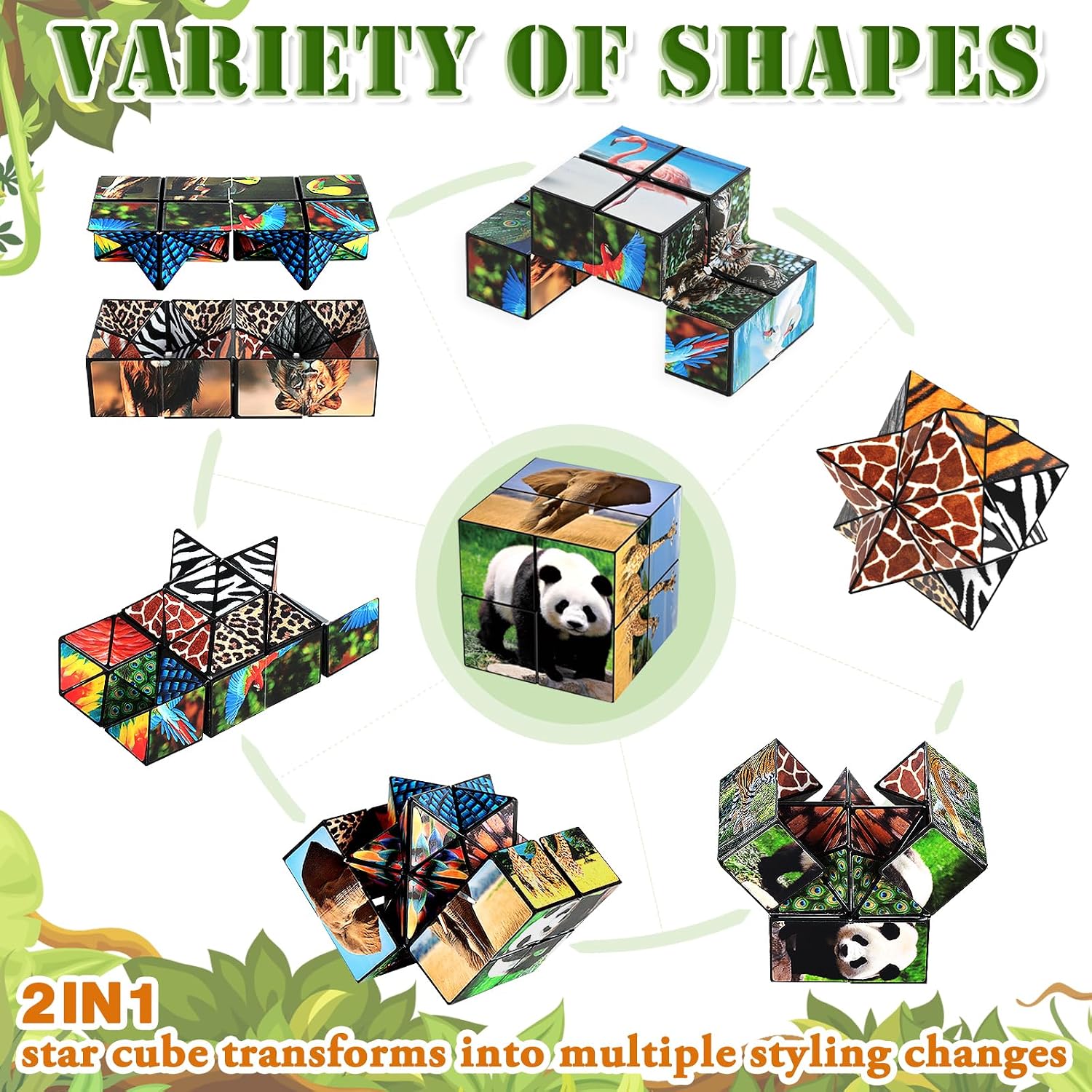 Detalle 2 de Euclidean Cube Infinity Cube 5.6 cm fidget toy