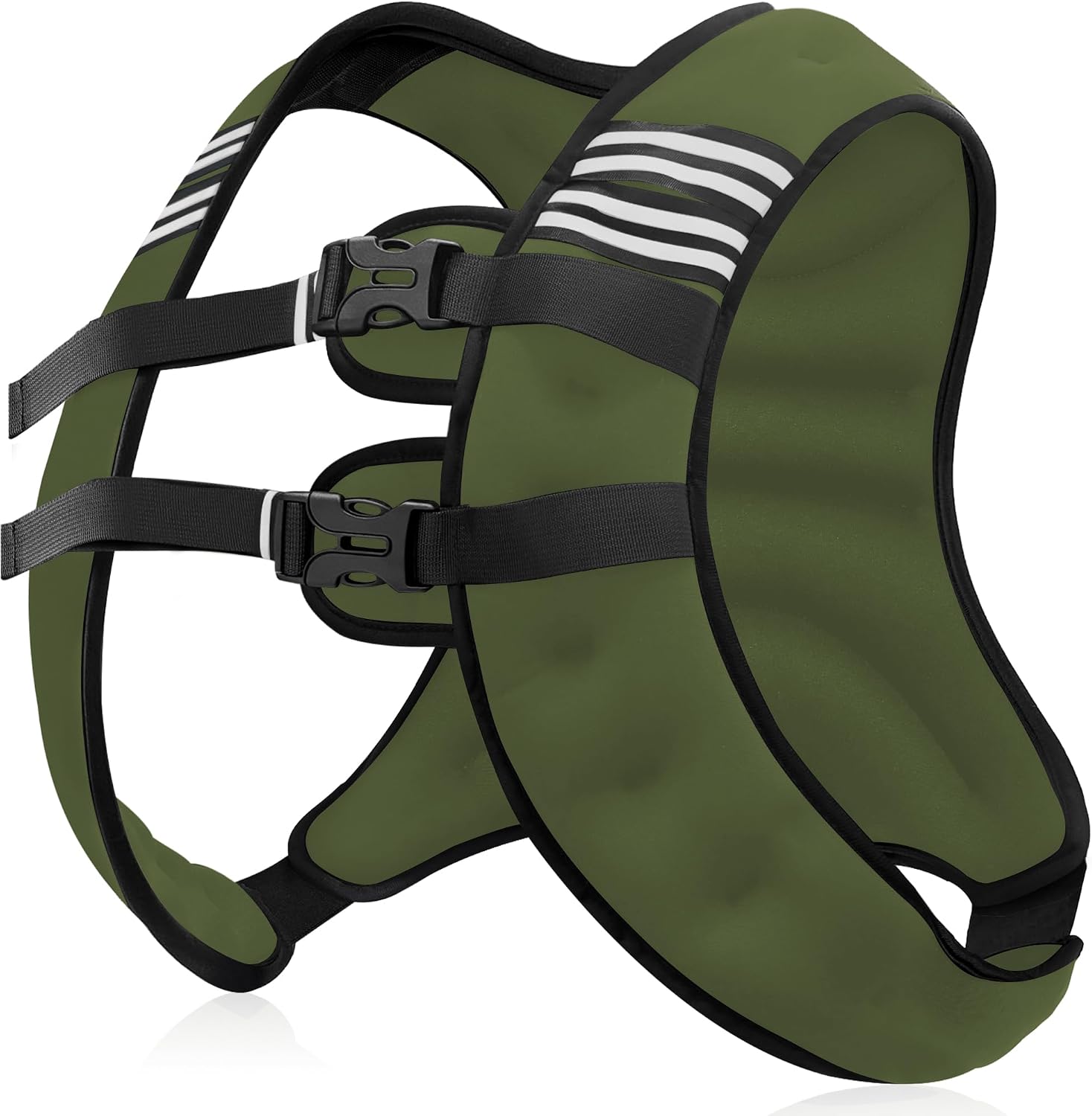 Detalle de NATURELUX 25 lb Weighted Vest with Reflective Strips and Adjustable Fit