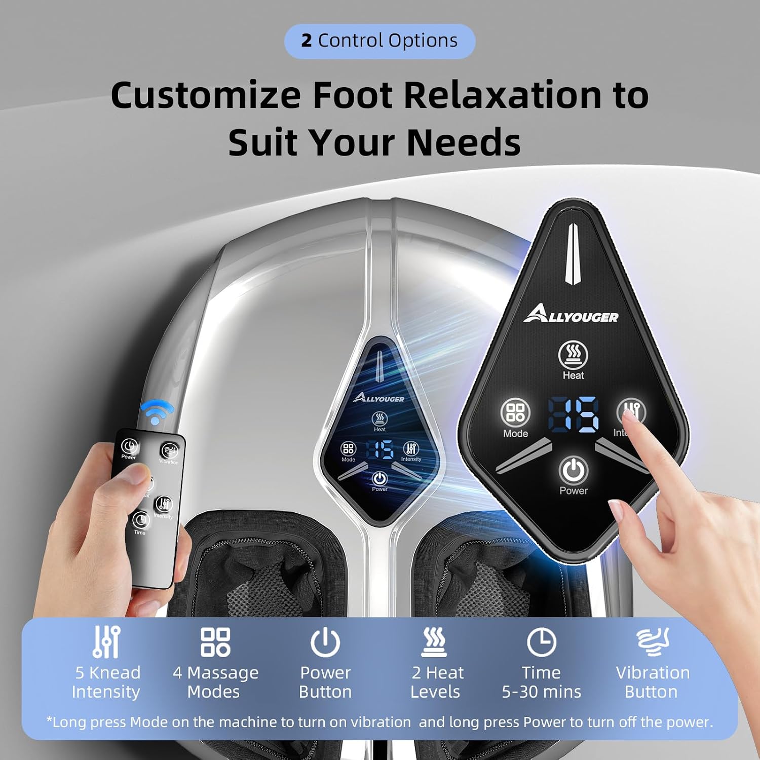 Detalle 2 de Jokupey Heated Foot Massager