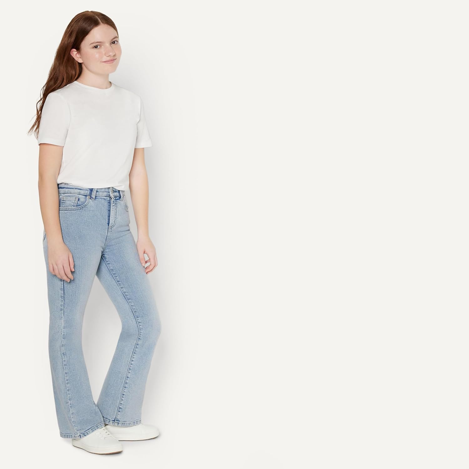 Thumbnail 1 de Amazon Essentials Mädchen Schlagjeans mit Hohem Stretchanteil und Hohem Bund