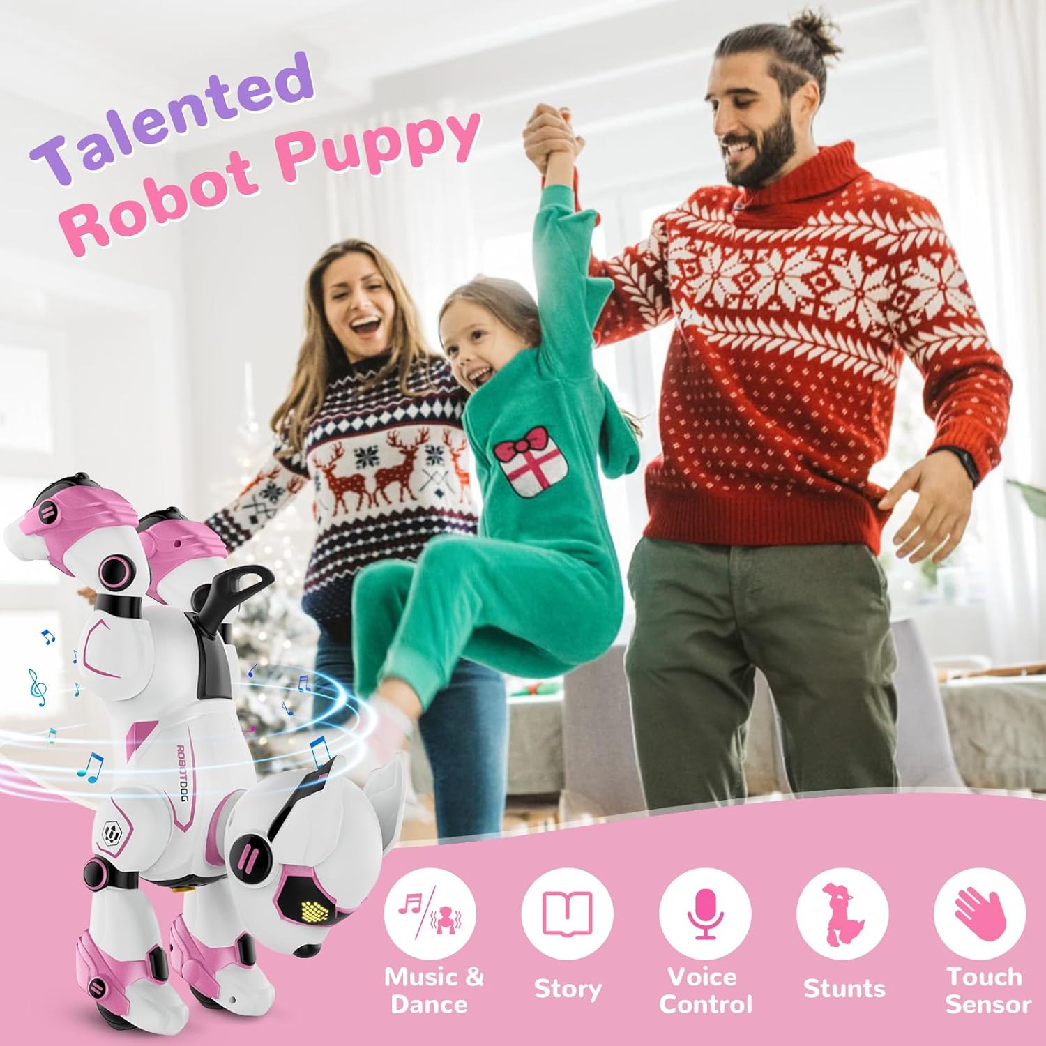 Detalle de PRANITE Cane Robot: Robot Cane Programmabile e Telecomandato per Bambini