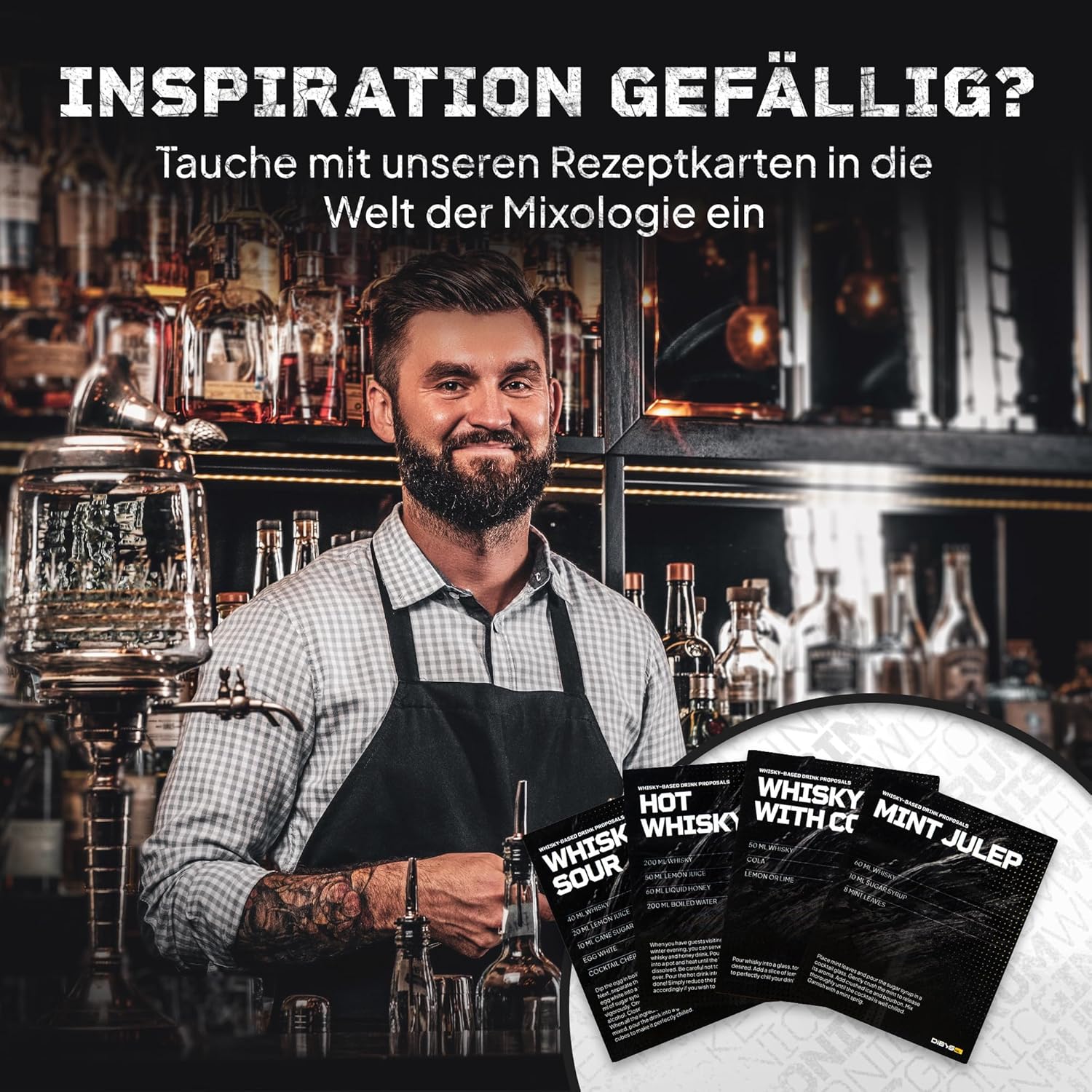 Thumbnail 5 de DIBYS DIY-Whiskey-Set inkl. 12 natürliche Botanicals & Zubehör – Whisky-Baukasten mit 4 Rezepten