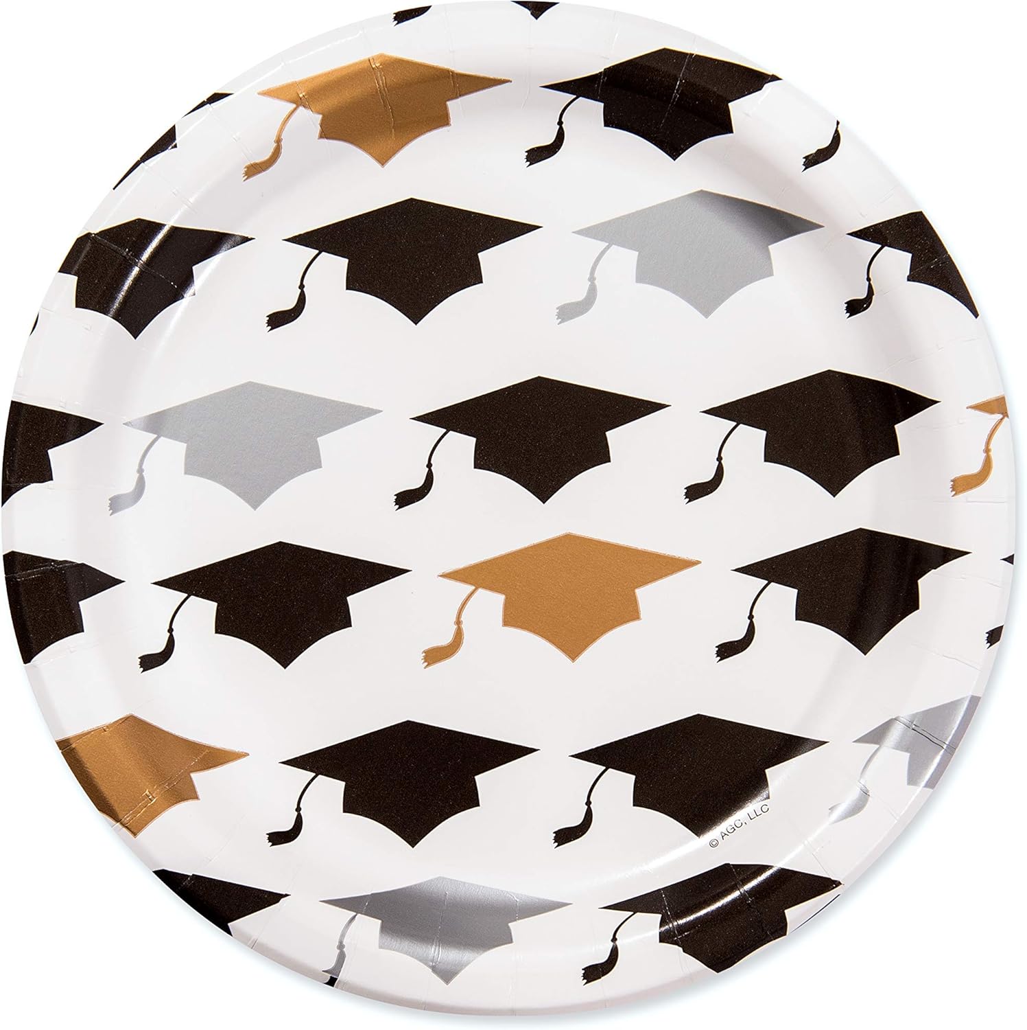 Detalle de American Greetings Graduation Party Supplies, Paper Dessert Plates (36-Count)