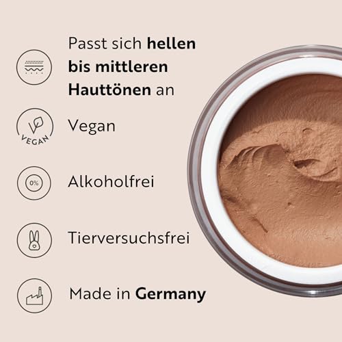Detalle 2 de M. Asam Magic Finish Make Up Mousse Classic (30 ml) – 4-in-1 Make-up, Primer, Concealer & Puder