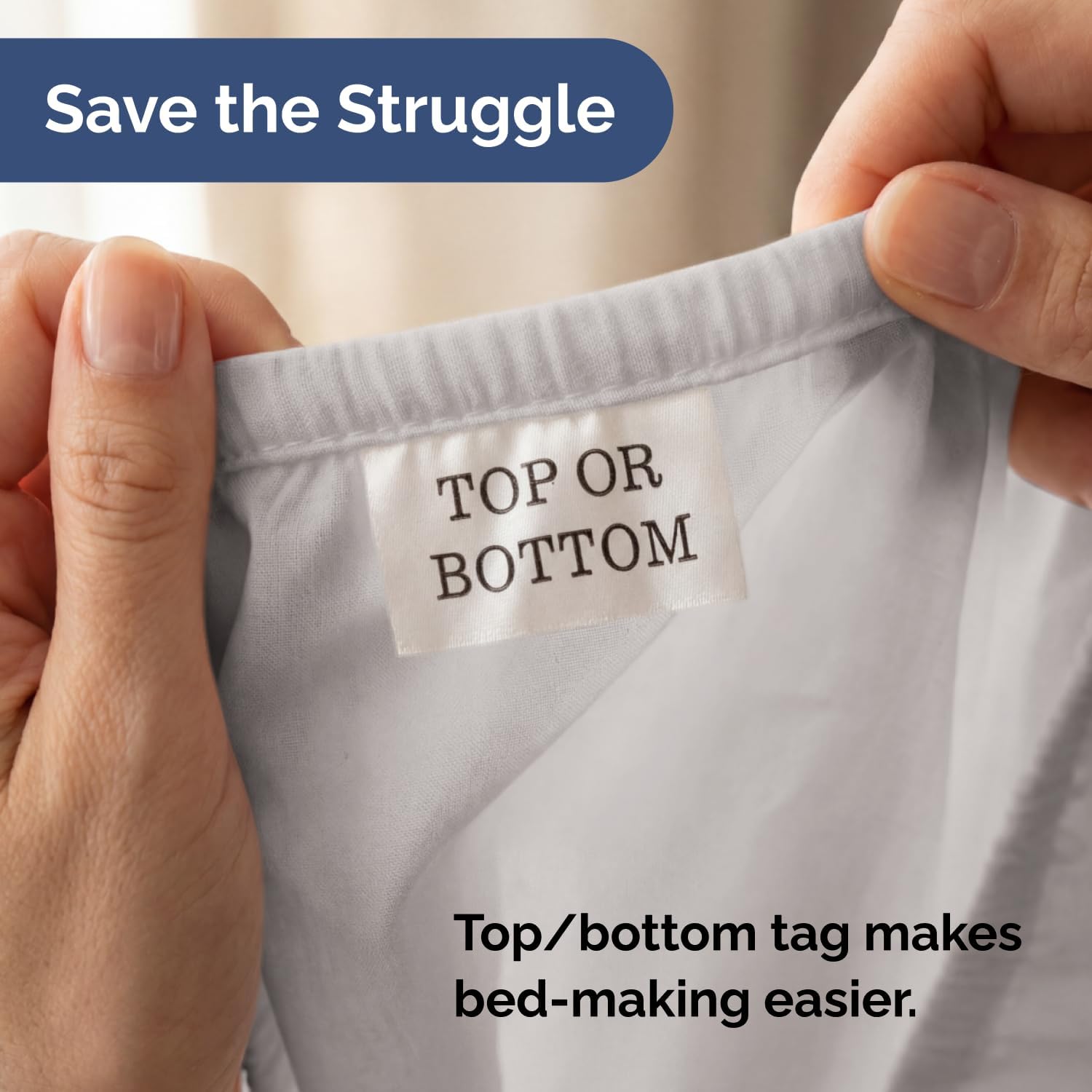 Thumbnail 6 de King Fitted Bed Sheet - Bottom Single Fitted Sheet (16" Deep Pockets) in French Grey
