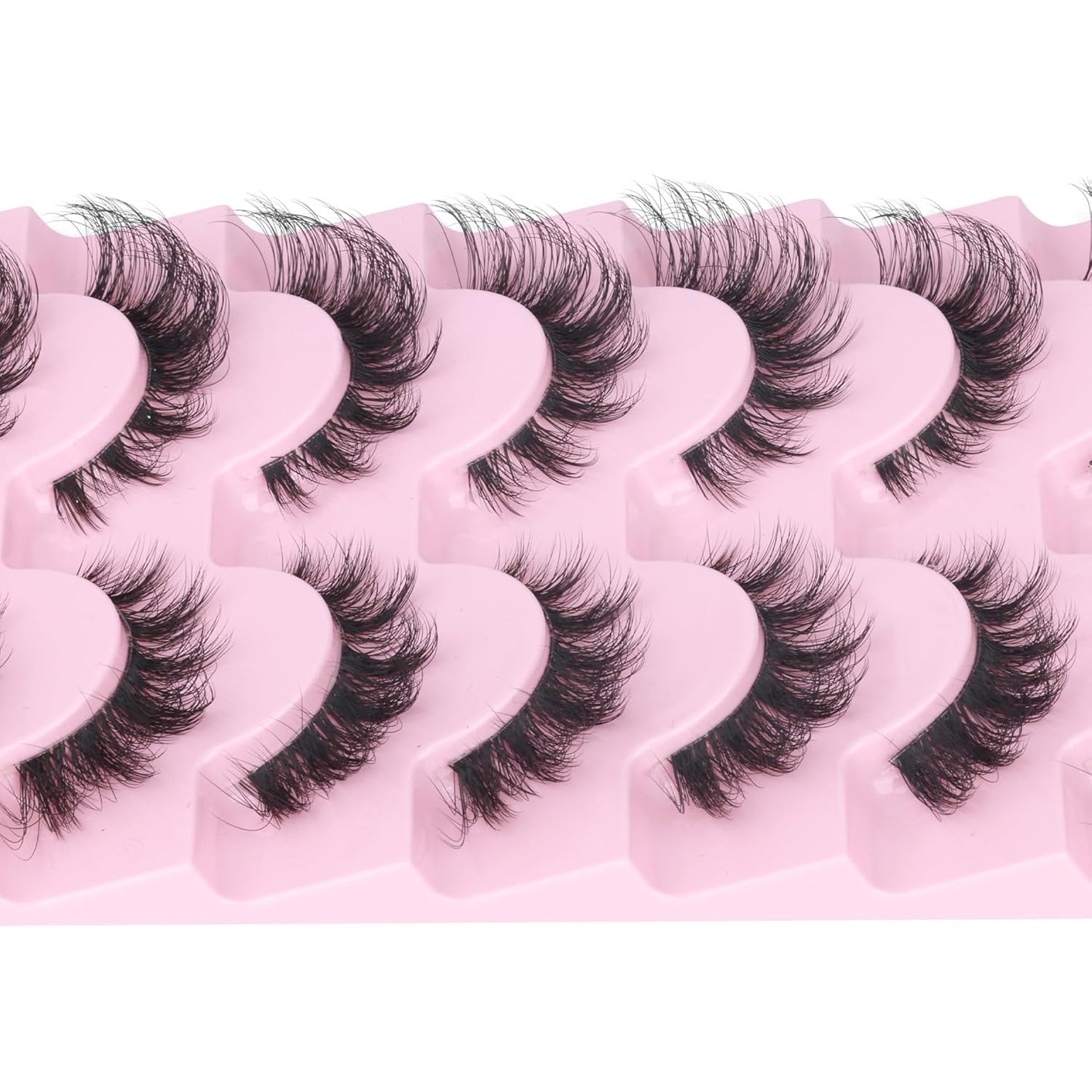 Thumbnail 6 de EYDEVRO Wispy D Curl Fox Eye Lashes 7 Pairs