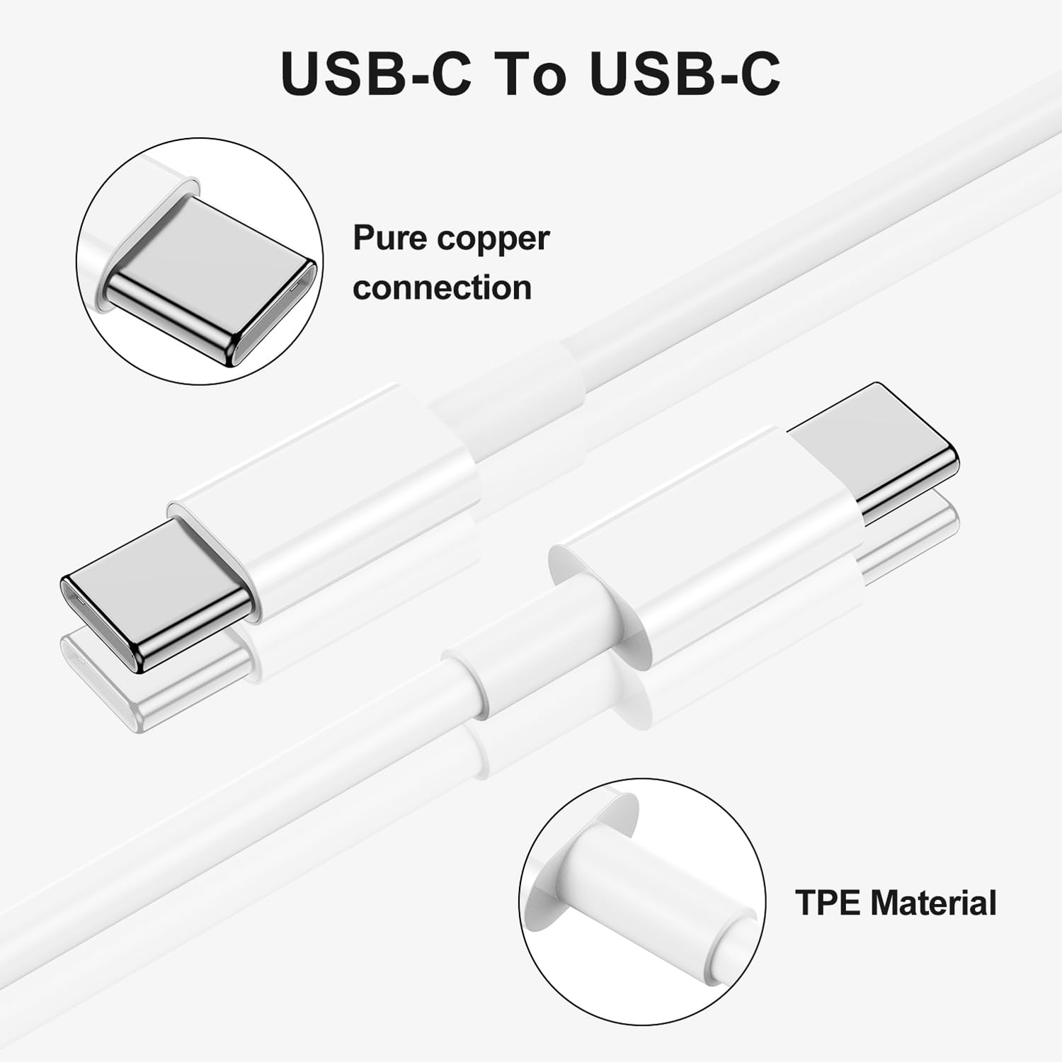 Detalle 2 de Apple iPhone 17 20W USB‑C Fast Charger with 2m Cable