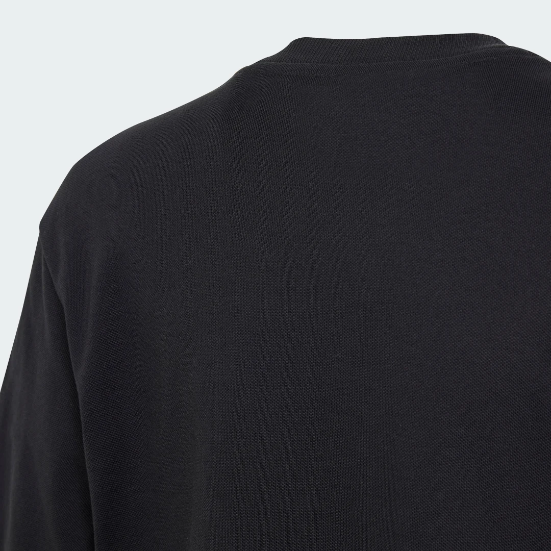 Detalle de Adidas Camiseta Future Icons Logo Piqué – Negro