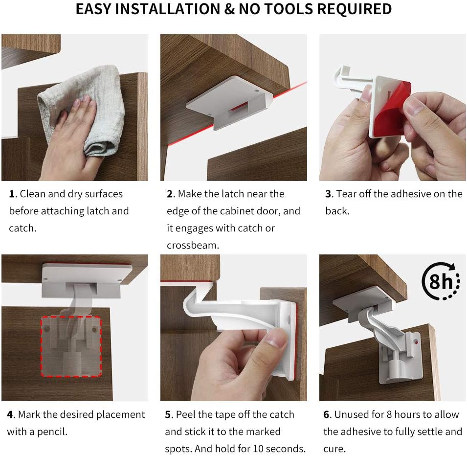 Thumbnail 3 de CalMyotis Child Safety Cupboard Locks