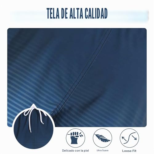 Detalle de Bañador 2 en 1 Kfnire para Hombre con Forro de Compresión y Secado Rápido