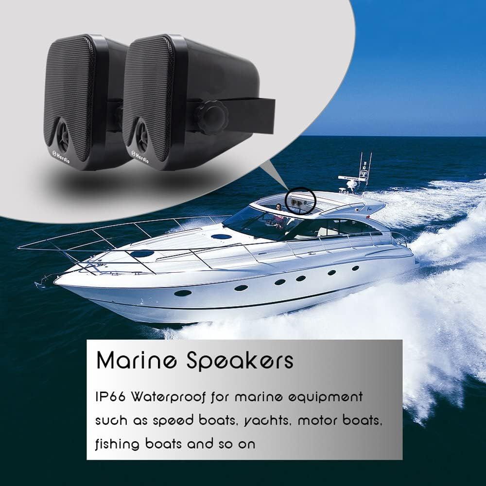 Thumbnail 6 de Herdio 120W Waterproof 4-inch Outdoor Speakers