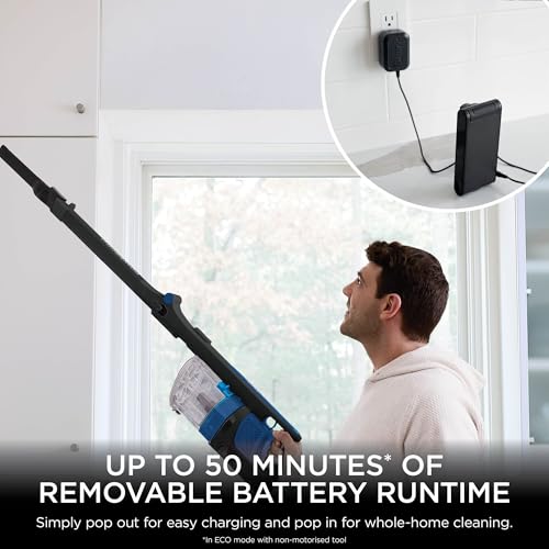Detalle de Shark PowerProPet Cordless Stick Vacuum with Reveal Technology (IZ381UKT) – practical clean for homes with pets
