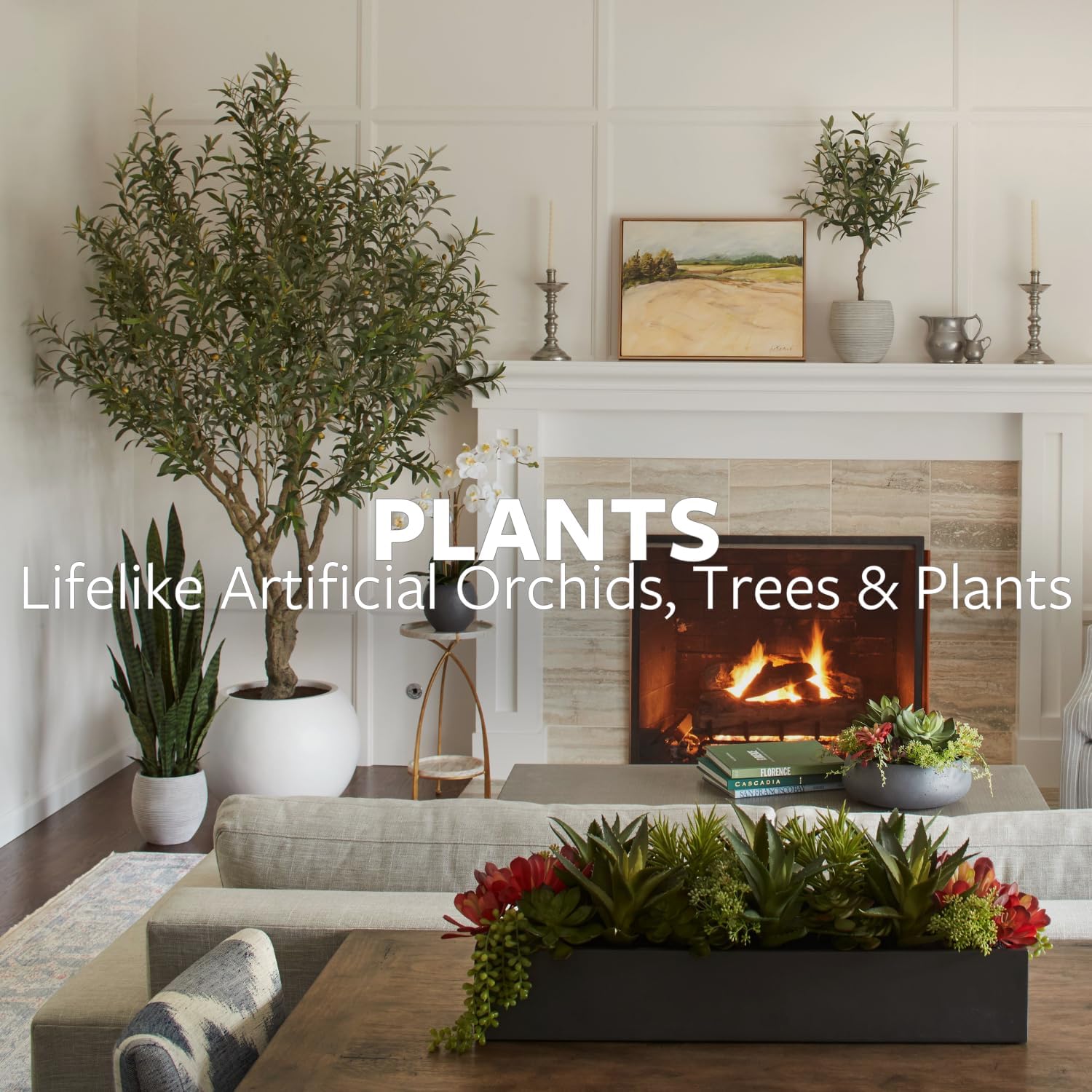 Detalle 2 de CG Hunter Faux Orchid Plant 24 in