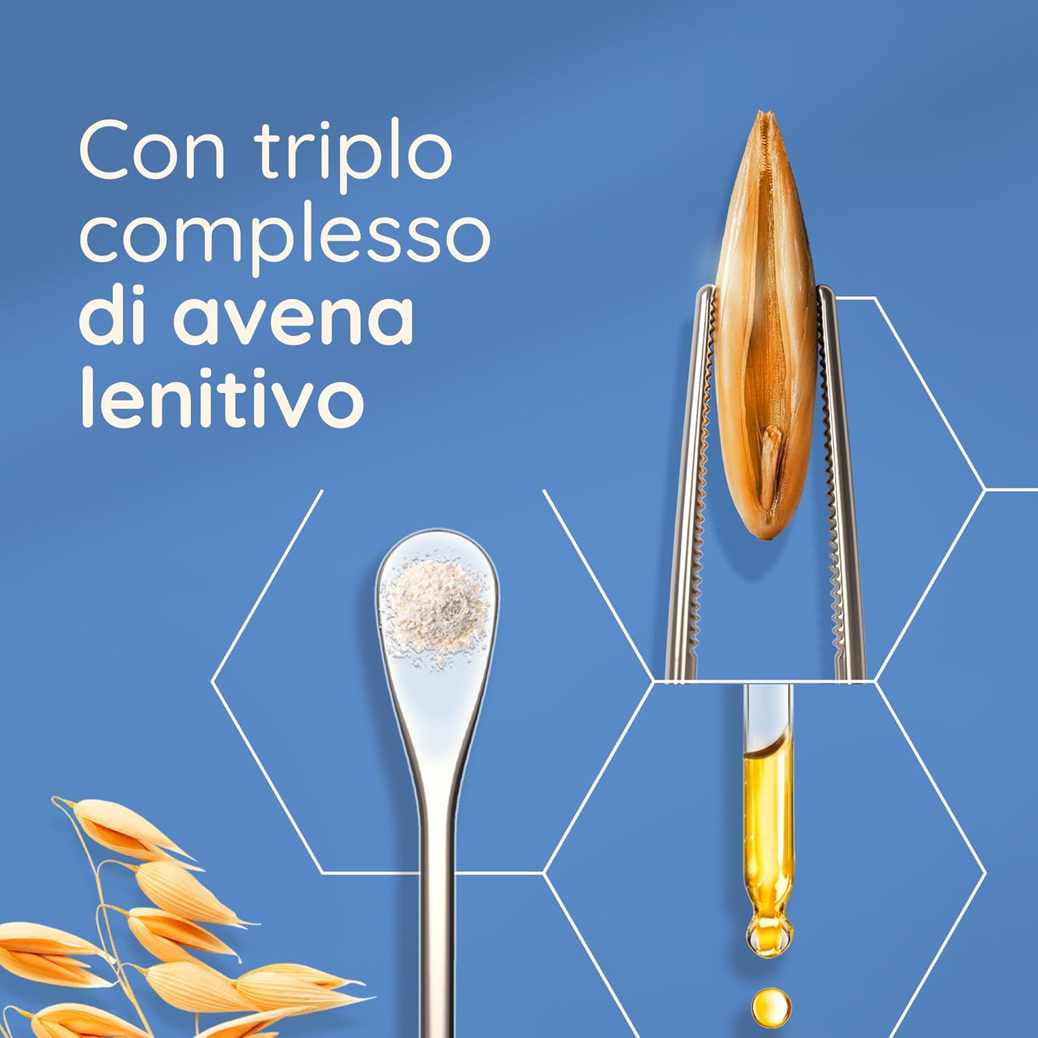 Detalle de Aveeno Skin Relief Bagno Doccia: Bagnoschiuma lenitivo senza sapone per pelli molto secche e sensibili, 500 ml