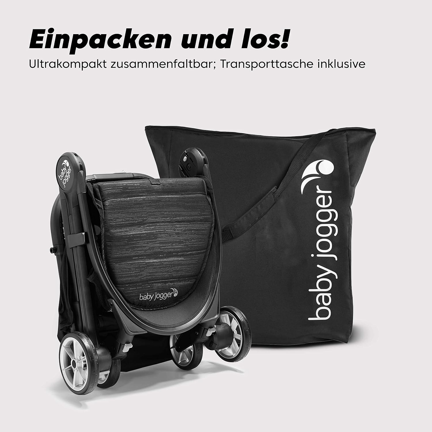 Thumbnail 2 de Baby Jogger City Tour 2 Reisebuggy (Shadow Grey) – leichter City-Buggy mit Einhand-Faltsystem