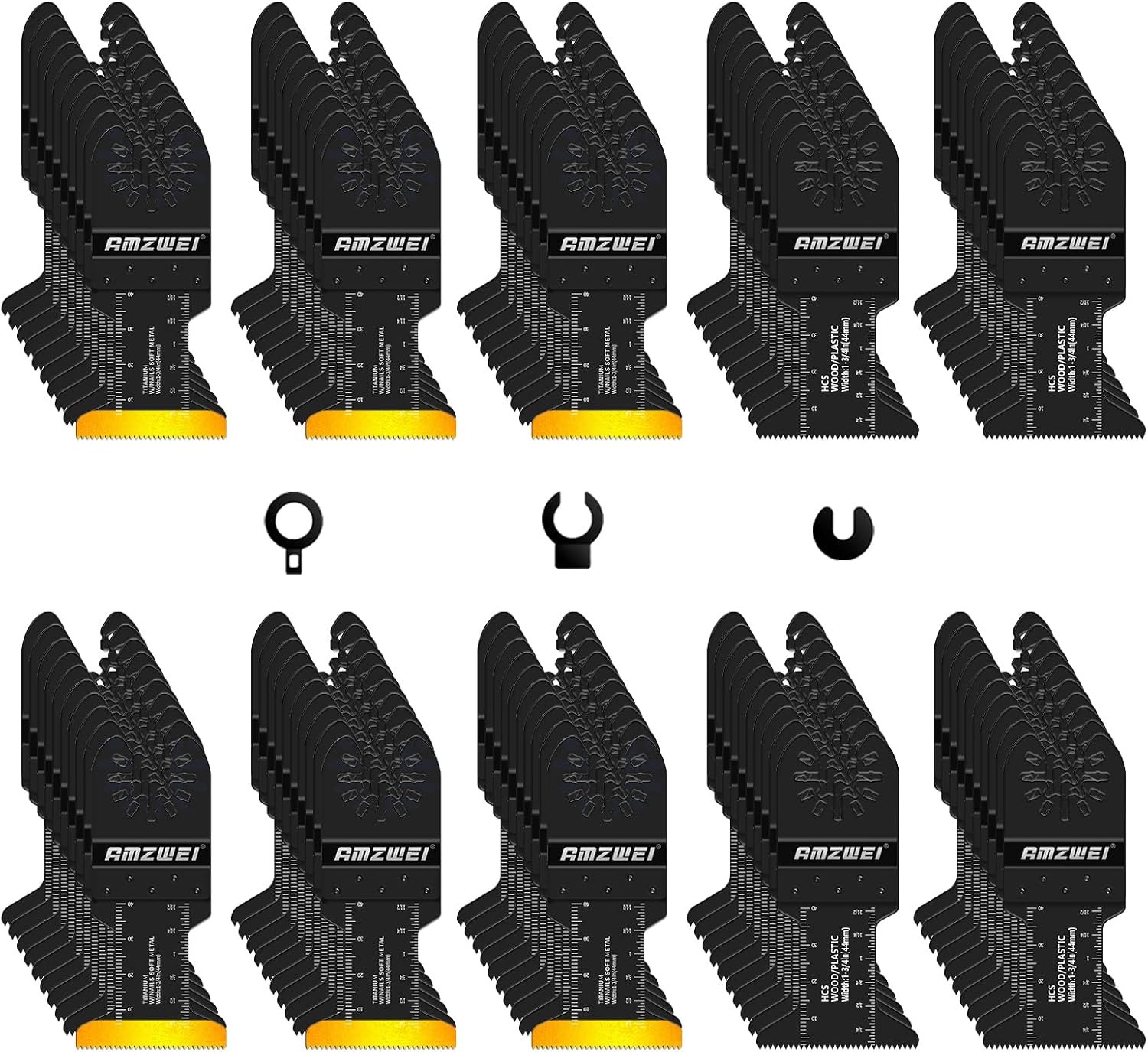 Detalle de 100Pcs Oscillating Multi Tool Blades Set