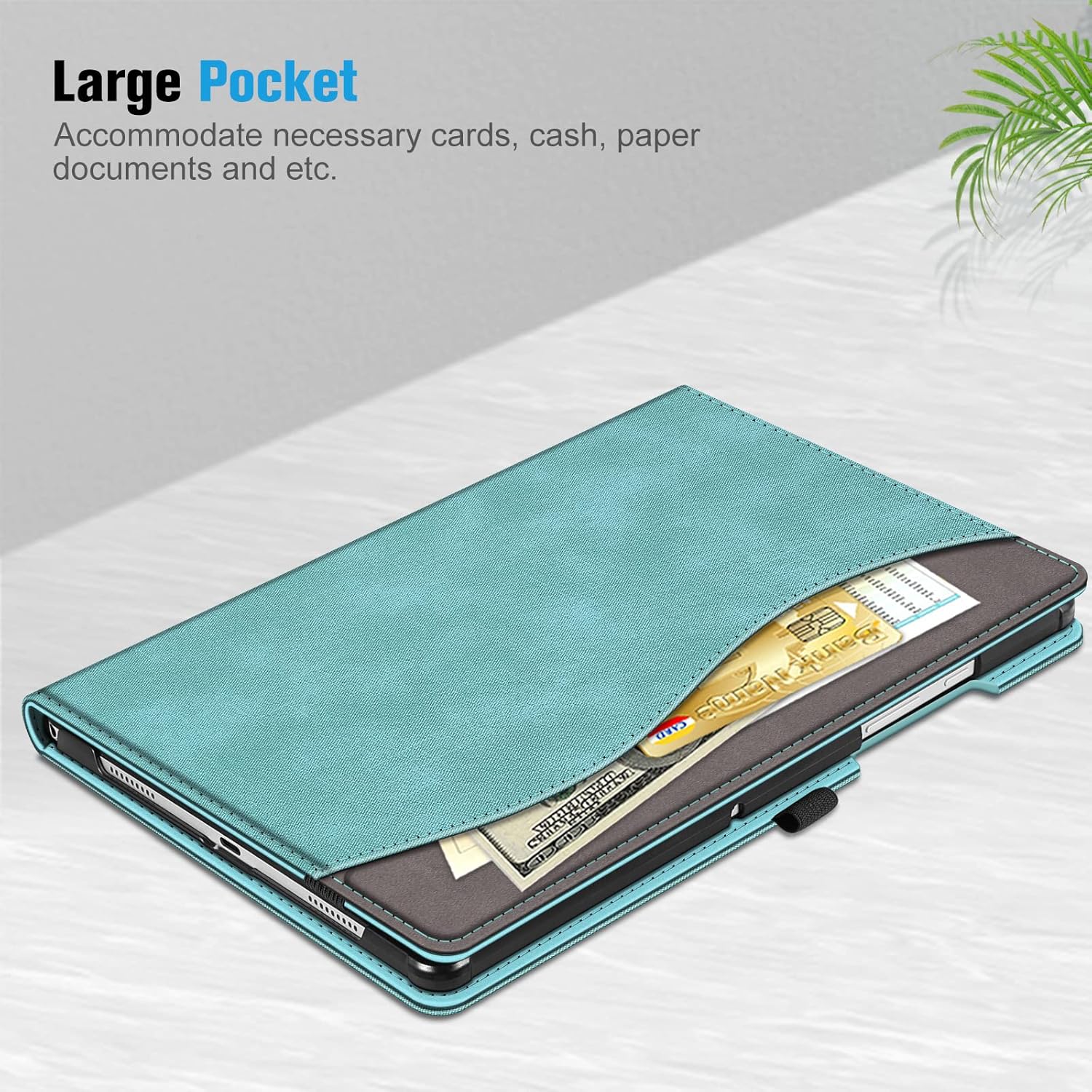 Thumbnail 4 de Fintie Hülle für Samsung Galaxy Tab A8 10.5" (SM-X200/X205) – Jeansoptik Türkis