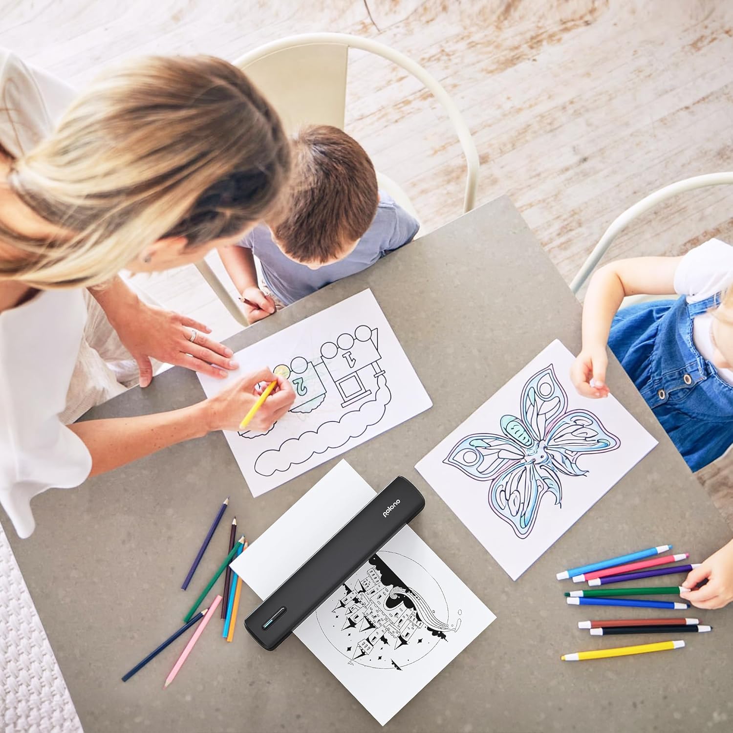 Thumbnail 6 de POLONO D810 portable thermal printer A4 support 📷