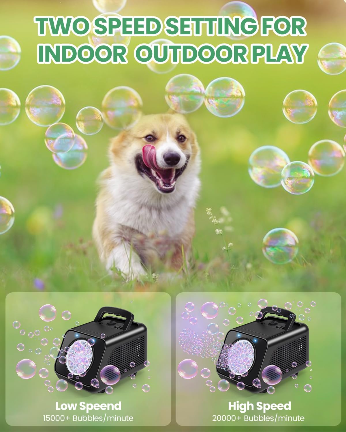 Thumbnail 6 de Bubble Machine Automatic Bubble Blower 200ML