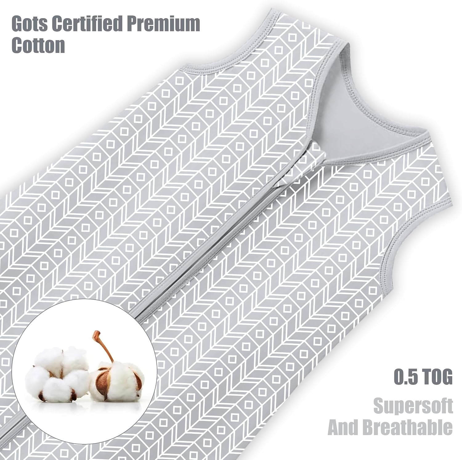 Detalle 2 de SWEET DOLPHIN Baby Sleep Sack 0-6 Months
