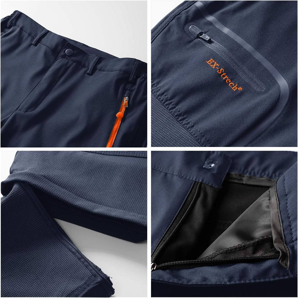 Thumbnail 4 de Zoerea Pantaloni Trekking Uomo: zip-off, asciugatura rapida e traspiranti per outdoor leggeri