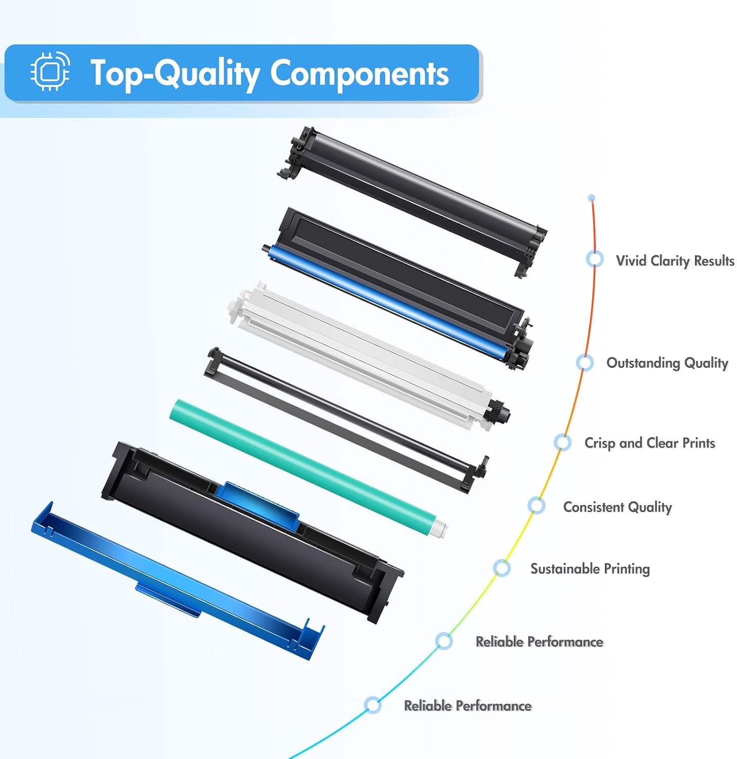 Thumbnail 6 de 410A Compatible Toner Cartridge 4-Pack