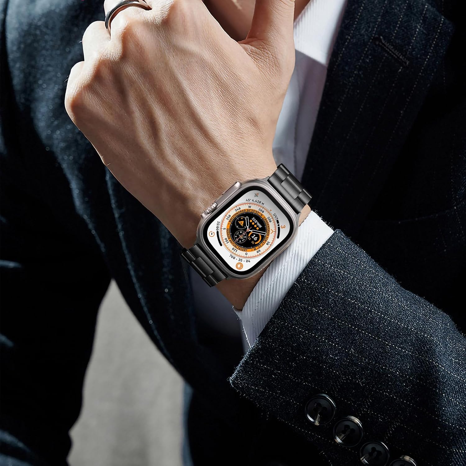 Thumbnail 2 de Netolo 24 mm stainless Apple Watch Ultra band