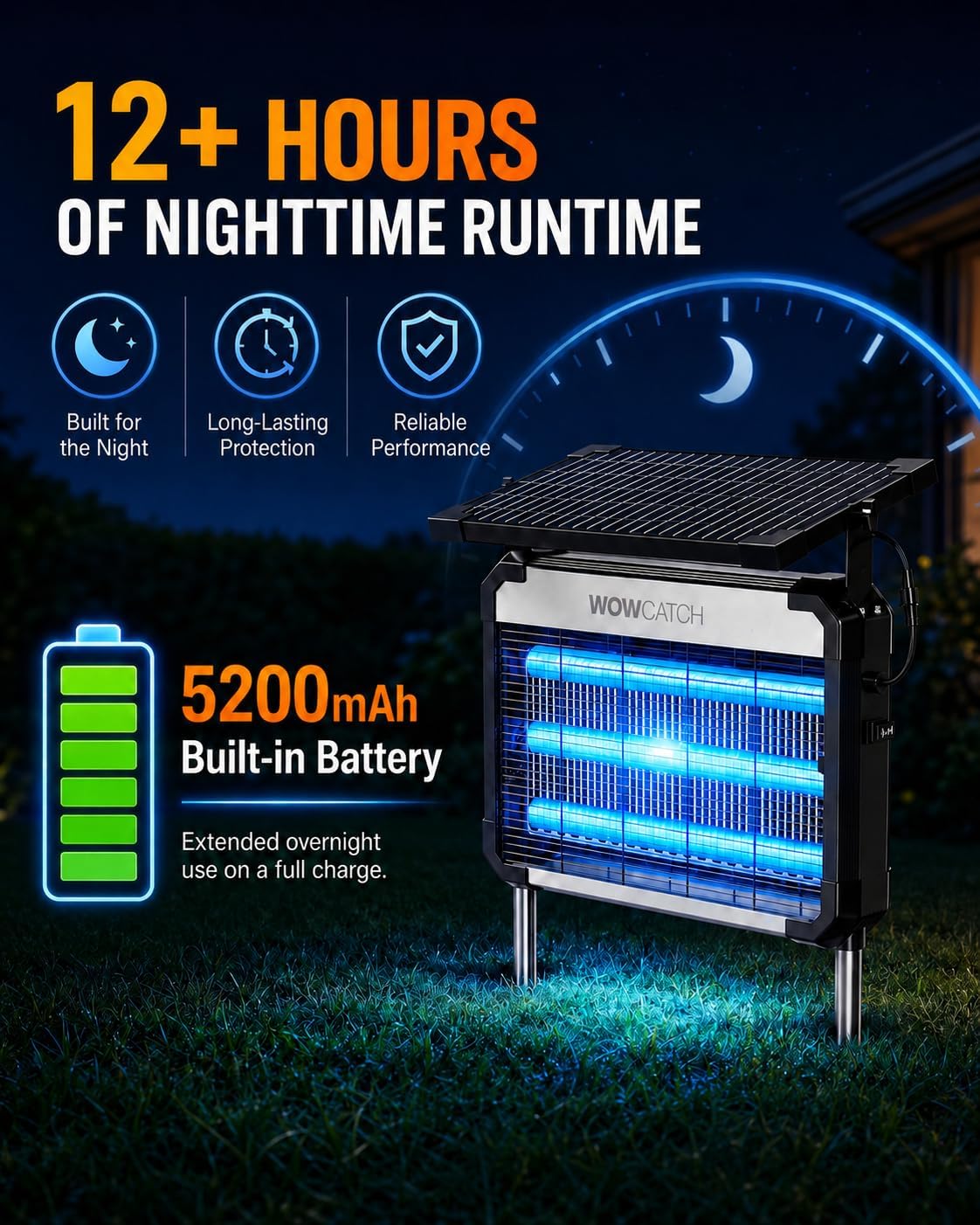 Detalle 2 de Solar Bug Zapper with 5200mAh Battery