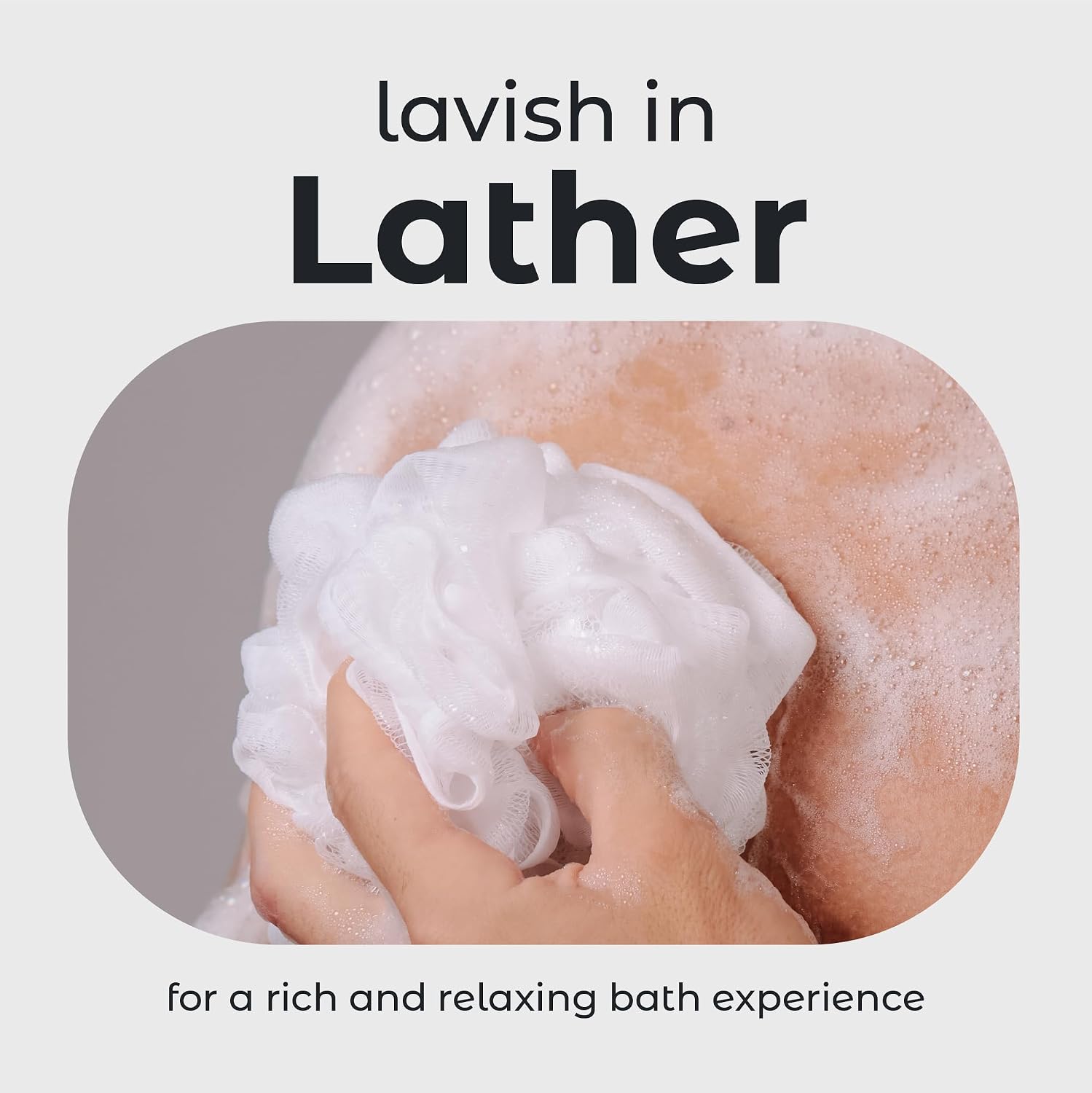 Detalle 2 de MainBasics Loofah Pouf Set of 3