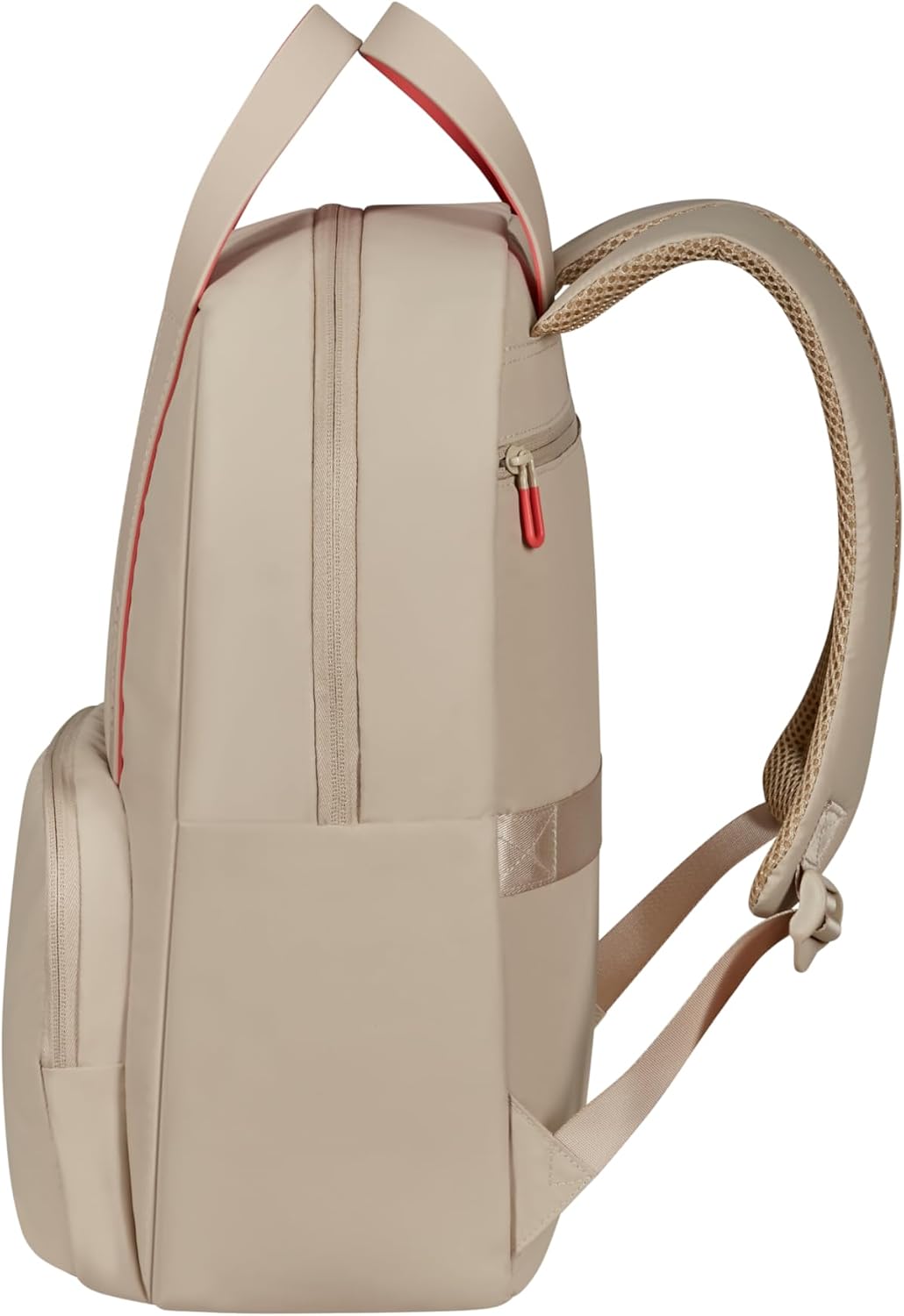Detalle de American Tourister Puffypop – damski plecak na laptop 15,6", 21 l, beżowy
