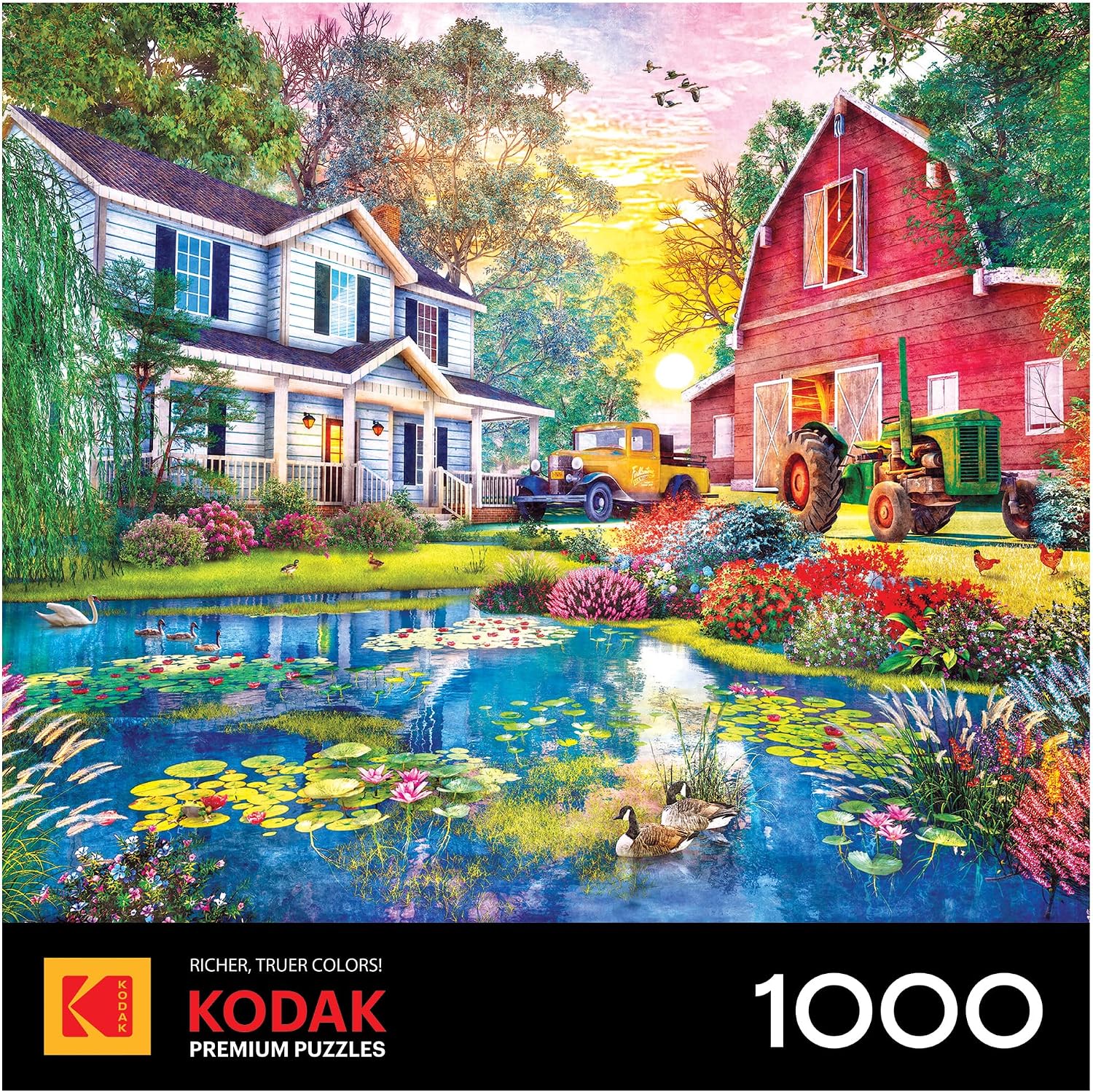 Thumbnail 3 de RoseArt Kodak Jigsaw Puzzle, 1000 Pieces