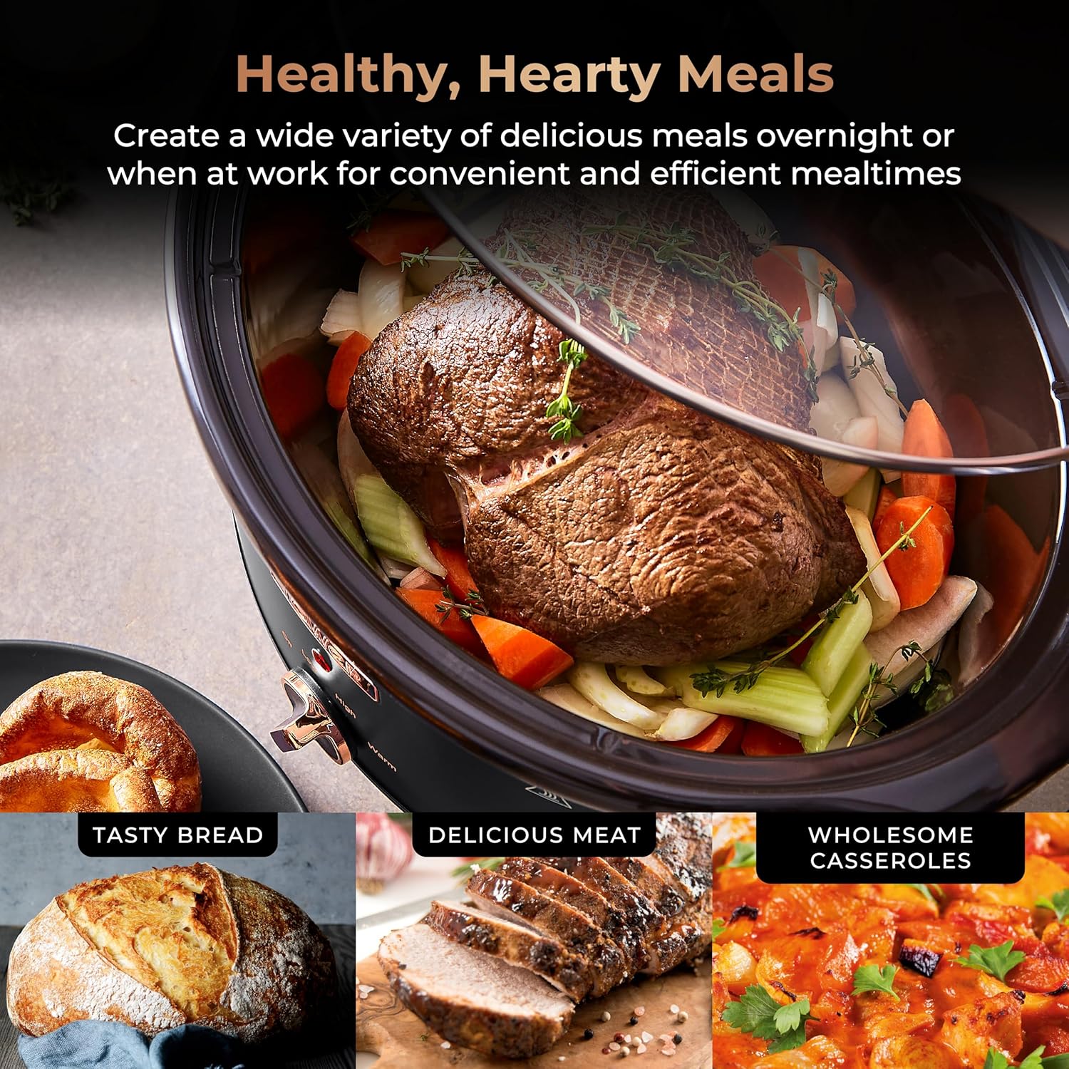 Thumbnail 3 de Tower Cavaletto Slow Cooker 6.5 Litre