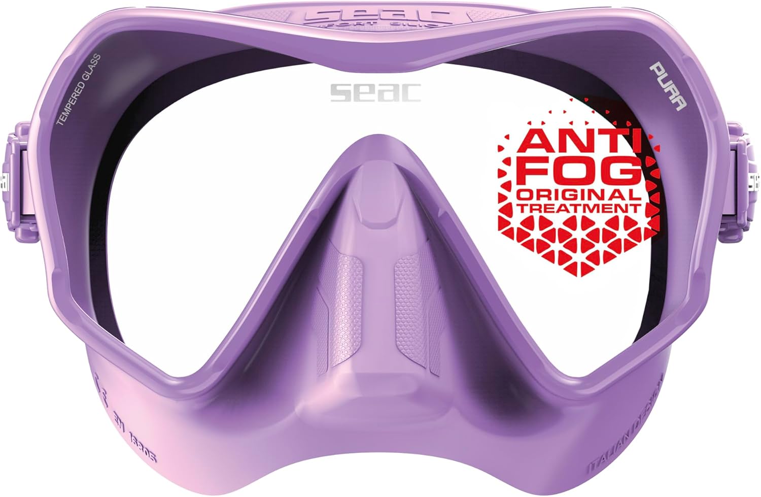 Thumbnail 2 de SEAC Pura Maschera Subacquea Monolente Frameless in Silicone: antifog low volume con fibbia 3D