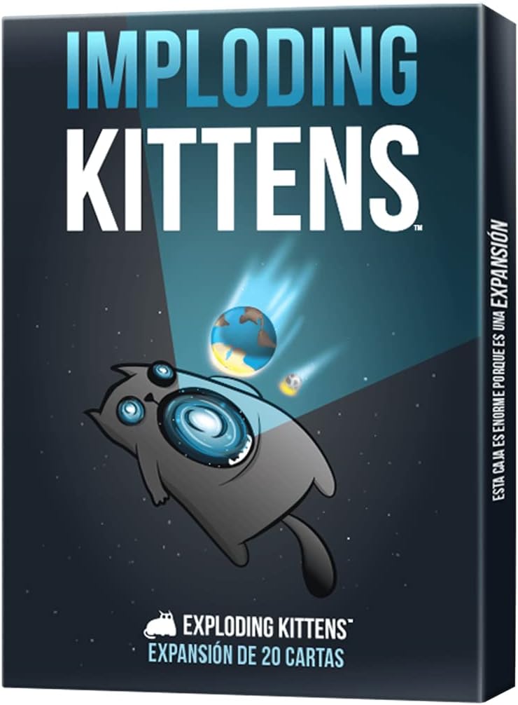 Detalle de Exploding Kittens Imploding Kittens espansione gioco di carte per 2-6 giocatori 🎲