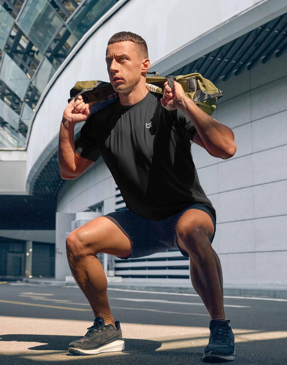 Detalle de G Gradual Men's Athletic Workout T-Shirt, UPF 50+, 4-Way Stretch