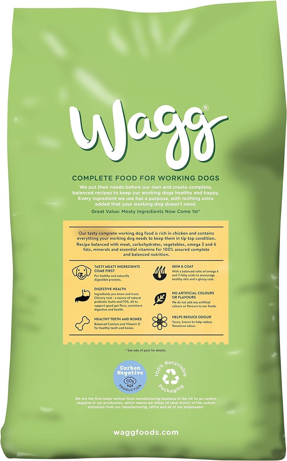 Thumbnail 2 de Wagg Active Goodness Complete Dry Adult Dog Food – Chicken & Veg, 12kg