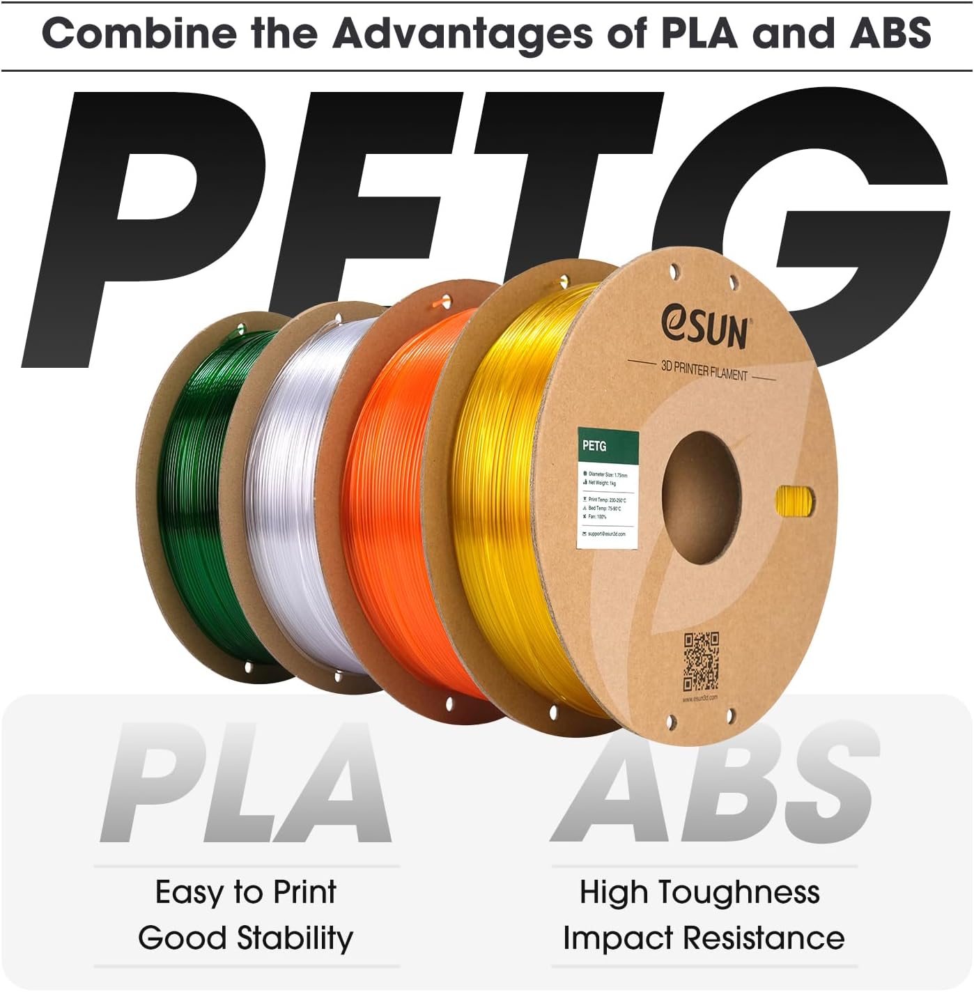 Thumbnail 5 de eSUN PETG Filament 1 kg 🖨️