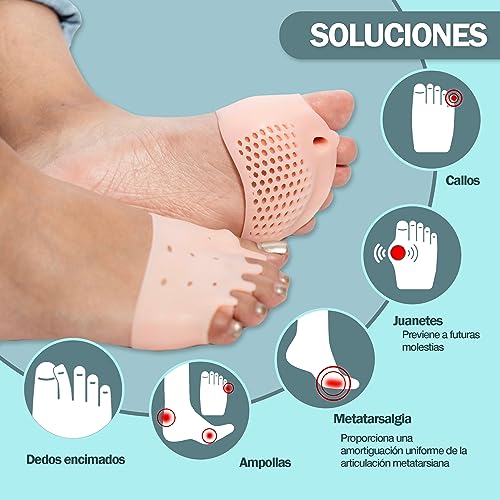 Detalle 2 de SUPLYMAR separador de dedos con almohadilla metatarsiana y protector de juanete