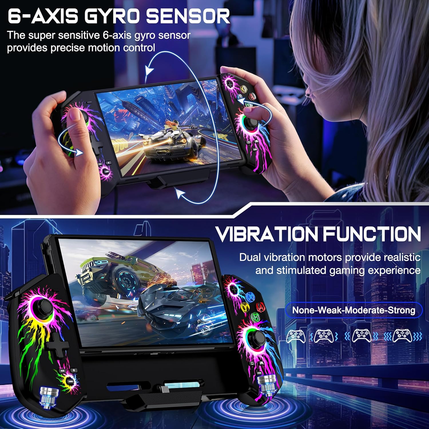 Thumbnail 3 de HELLCOOL Pro Controller for Switch OLED with Hall joystick