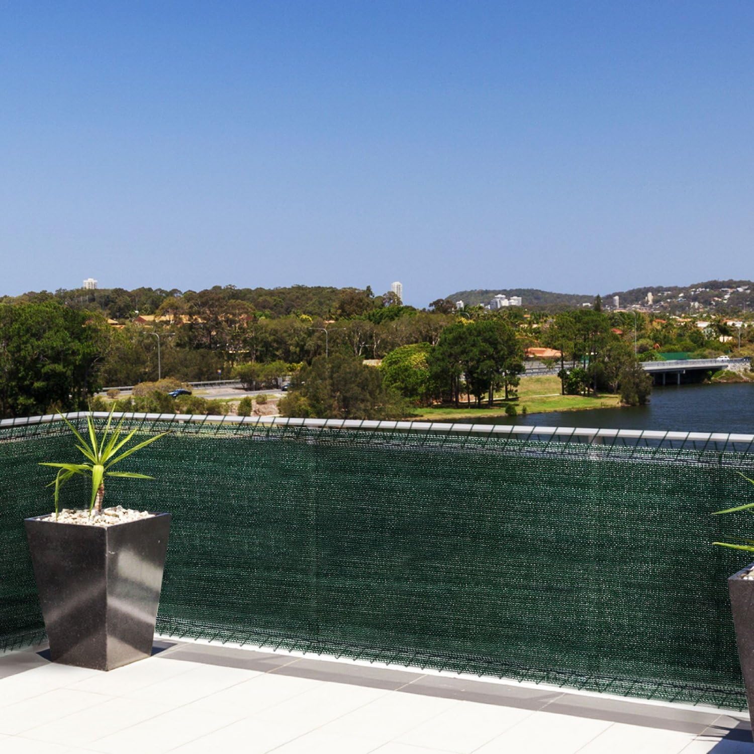 Thumbnail 2 de WOLTU Rete Ombreggiante per Balcone 1,5x15 m – Tessuto HDPE 150 g/m², protezione UV e privacy