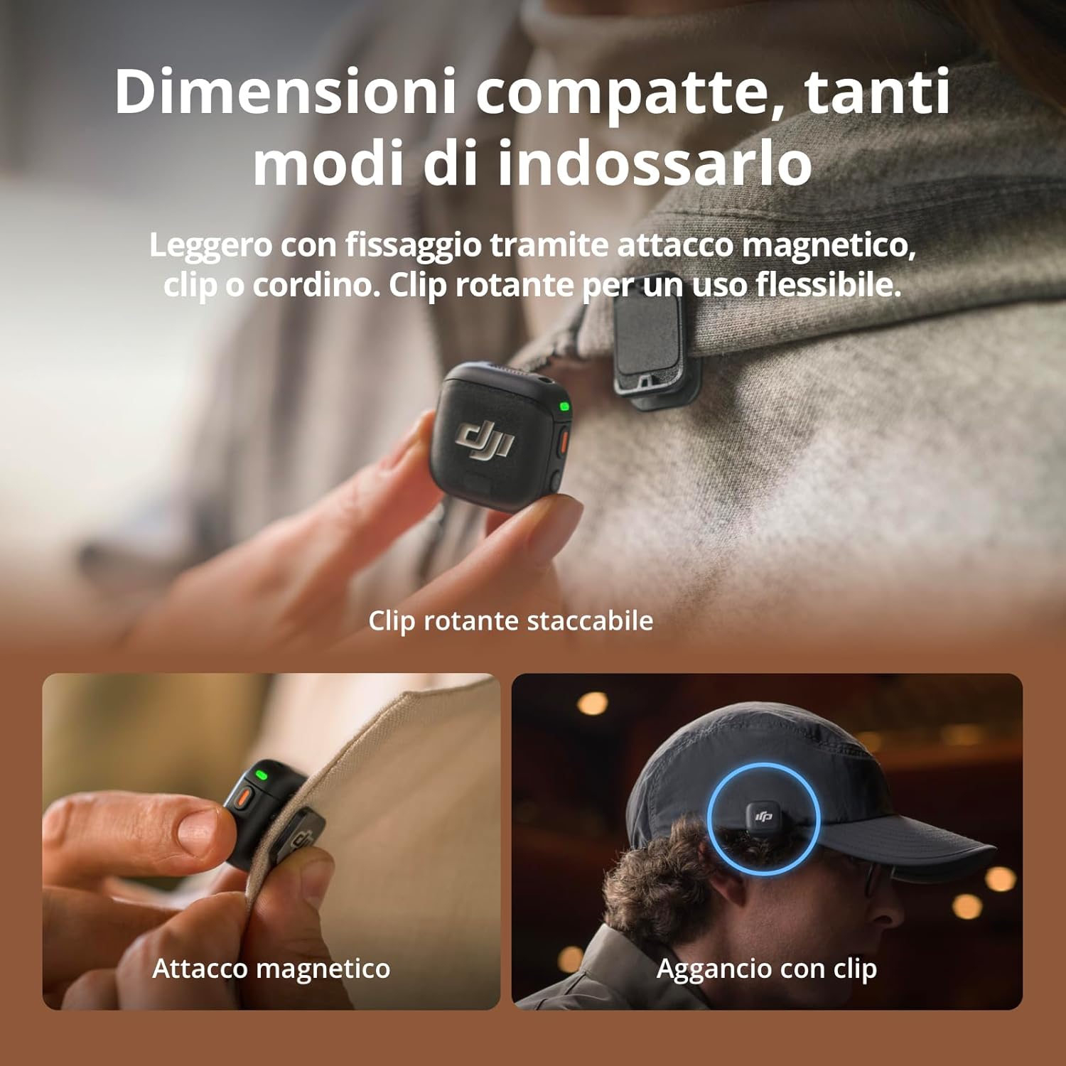 Thumbnail 3 de DJI Mic 3 Microfono wireless ultraleggero