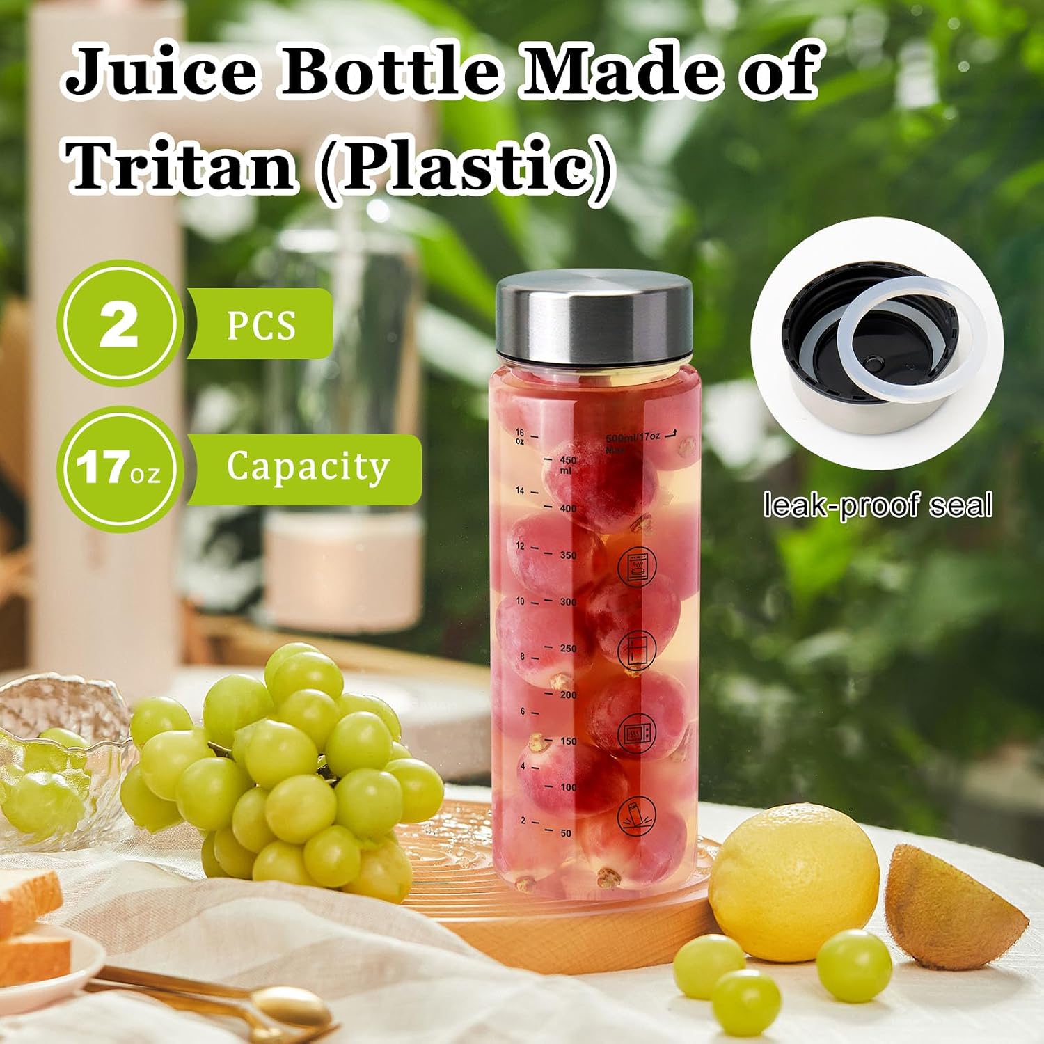 Thumbnail 4 de BuildLife 500ml Tritan water bottle pack