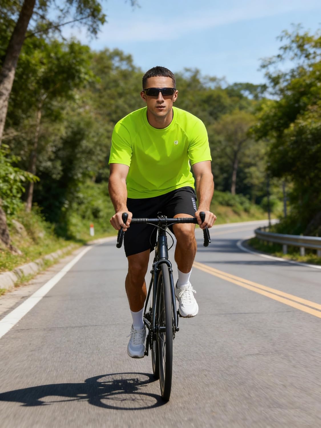 Detalle de PINSPARK Workout Shirts for Men: UPF 50+ Quick-Dry Tee