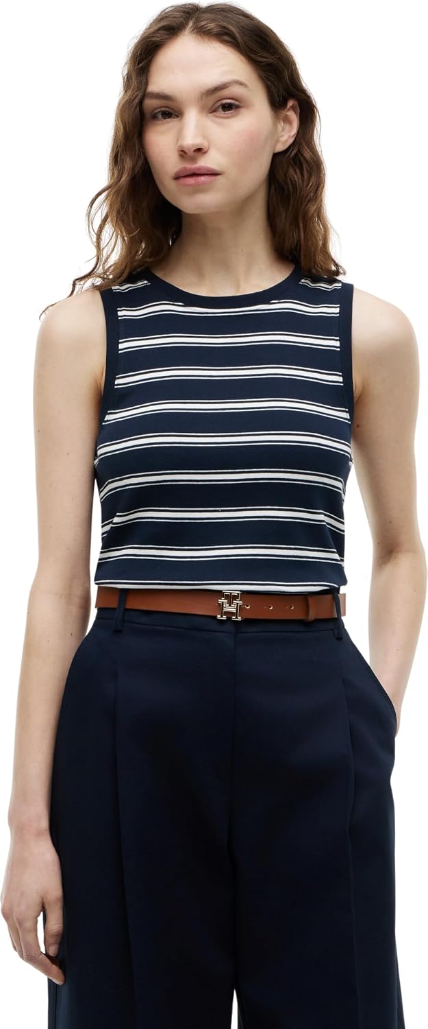 Thumbnail 6 de Tommy Hilfiger Damen Multistripe Tank Top – 1er Pack WW0WW50025